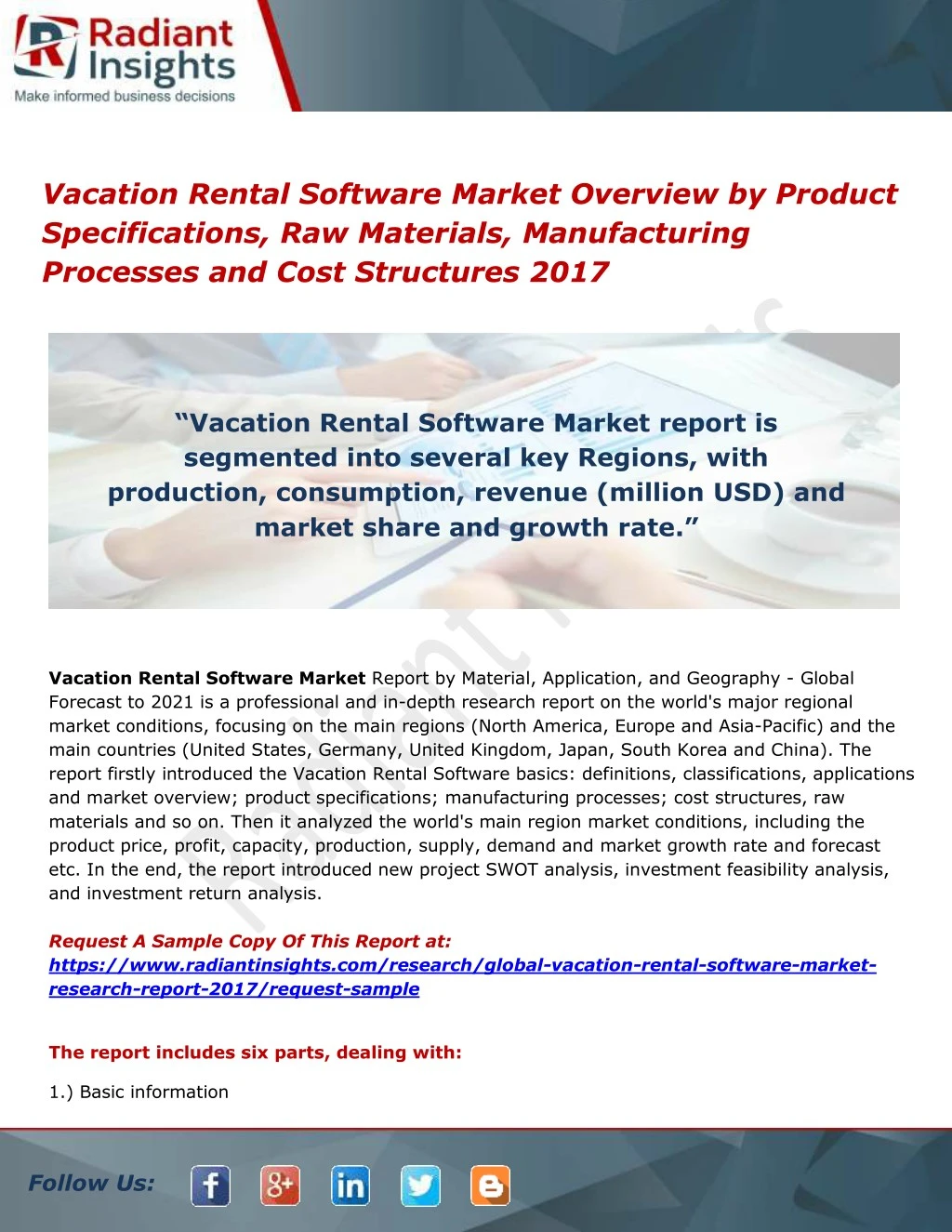 vacation rental software market overview
