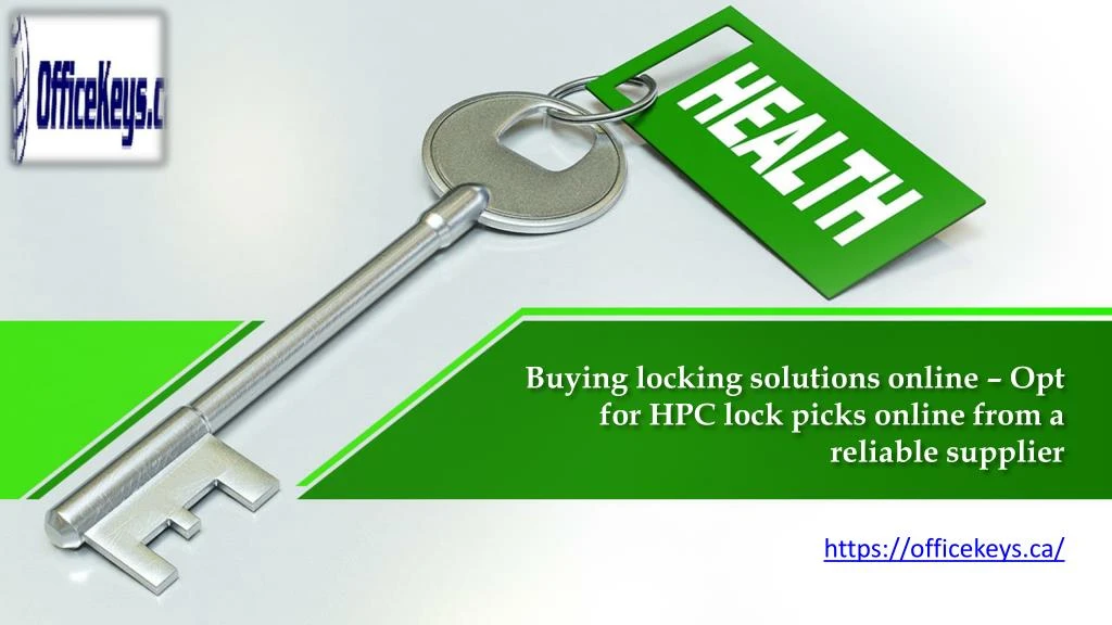 buying locking solutions online opt for hpc lock picks online from a reliable supplier