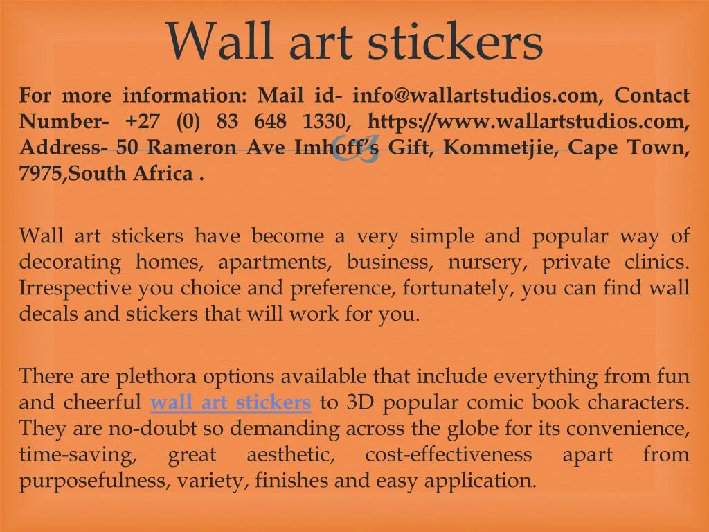 wall art stickers