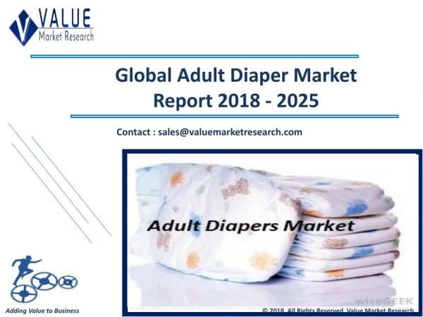 Adult Diaper Market Share, Global Industry Analysis Report 2018-2025