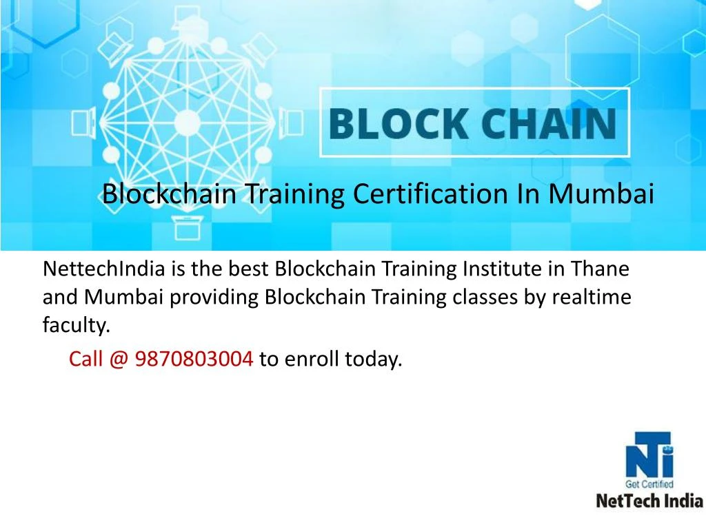 nettechindia is the best blockchain training