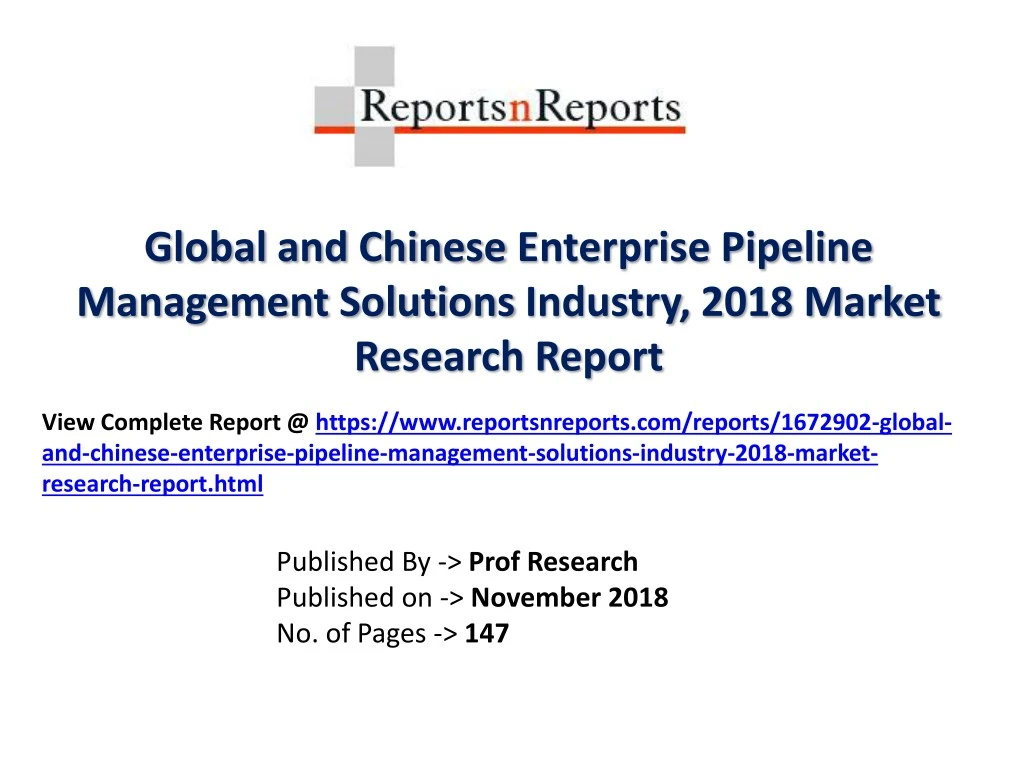 global and chinese enterprise pipeline management