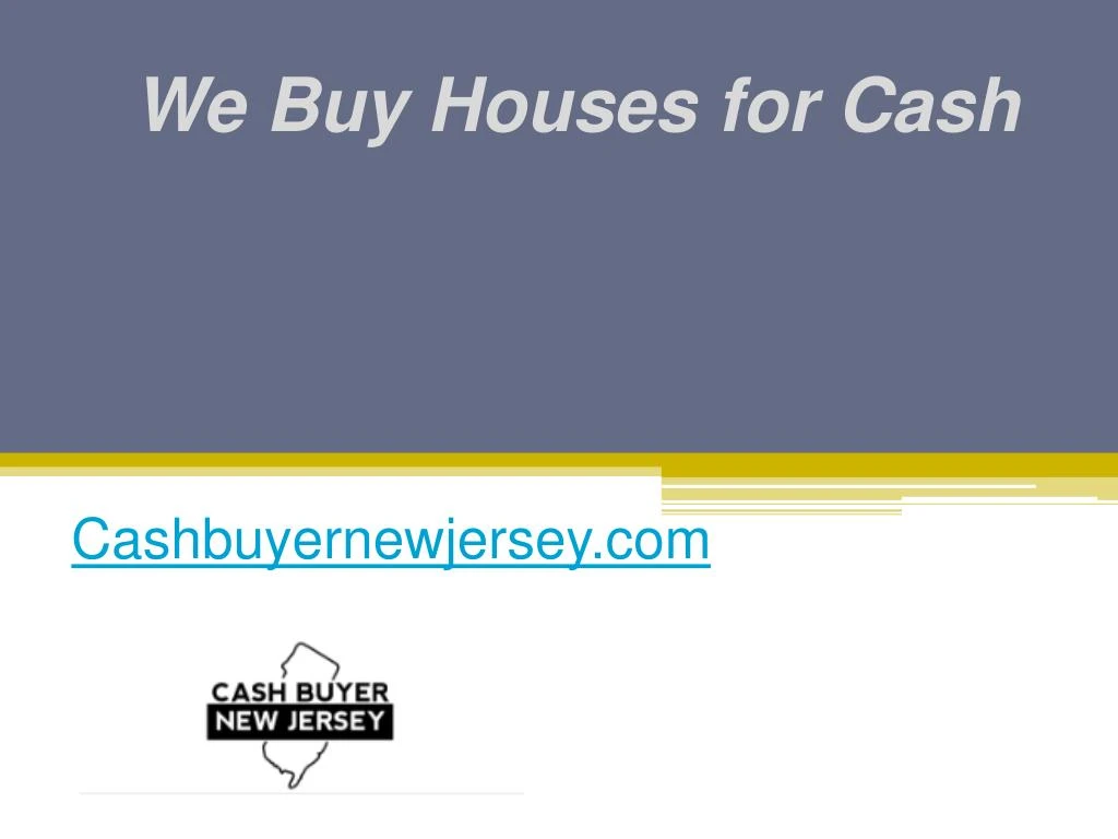 we buy houses for cash