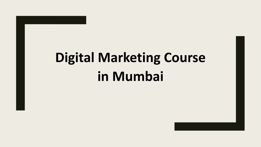digital marketing course in mumbai