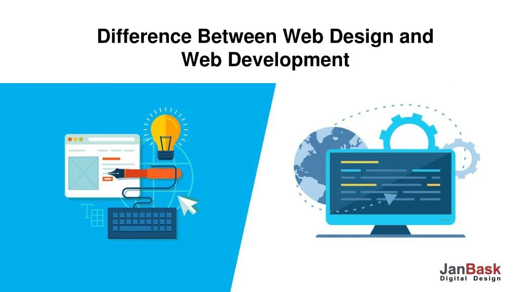 difference between web design and web development