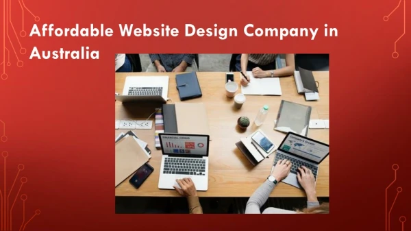 Affordable Website Design Company in Australia