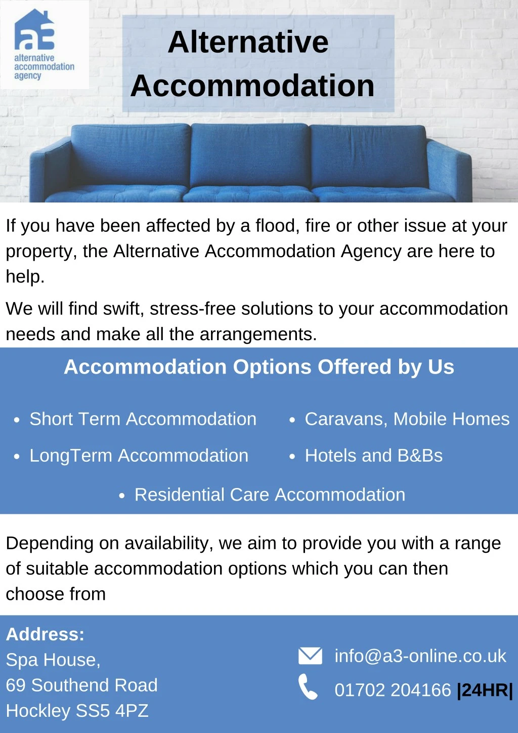 alternative accommodation