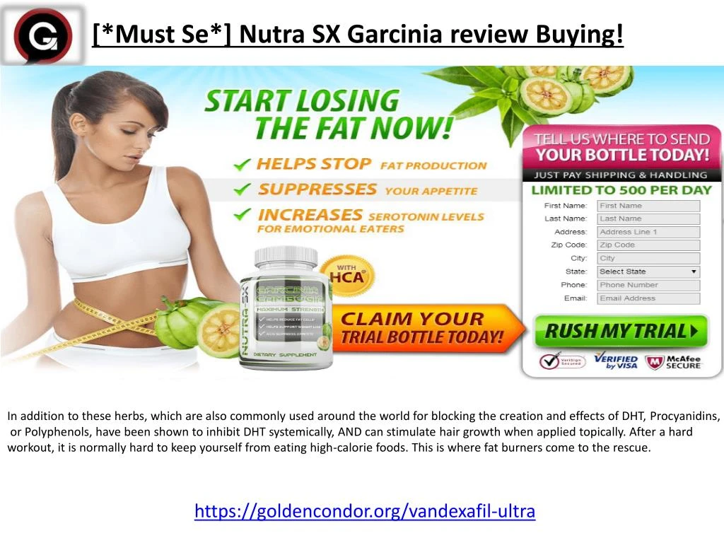 must se nutra sx garcinia review buying