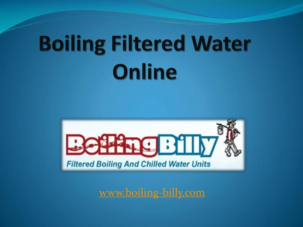 boiling filtered water online