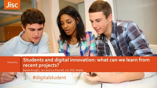 Students and digital innovation: what can we learn from recent projects?