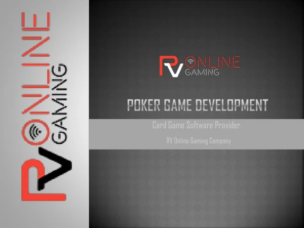 Top Poker Card Game Development Company