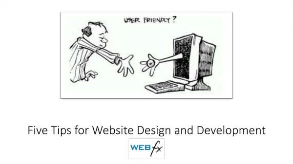 Five Tips for Website Design and Development