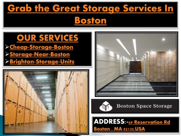 Best Storage Services in Boston