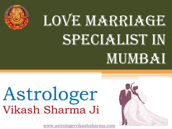 Love Marriage Specialist in Bhopal - Astrologer Vikash Sharma Ji