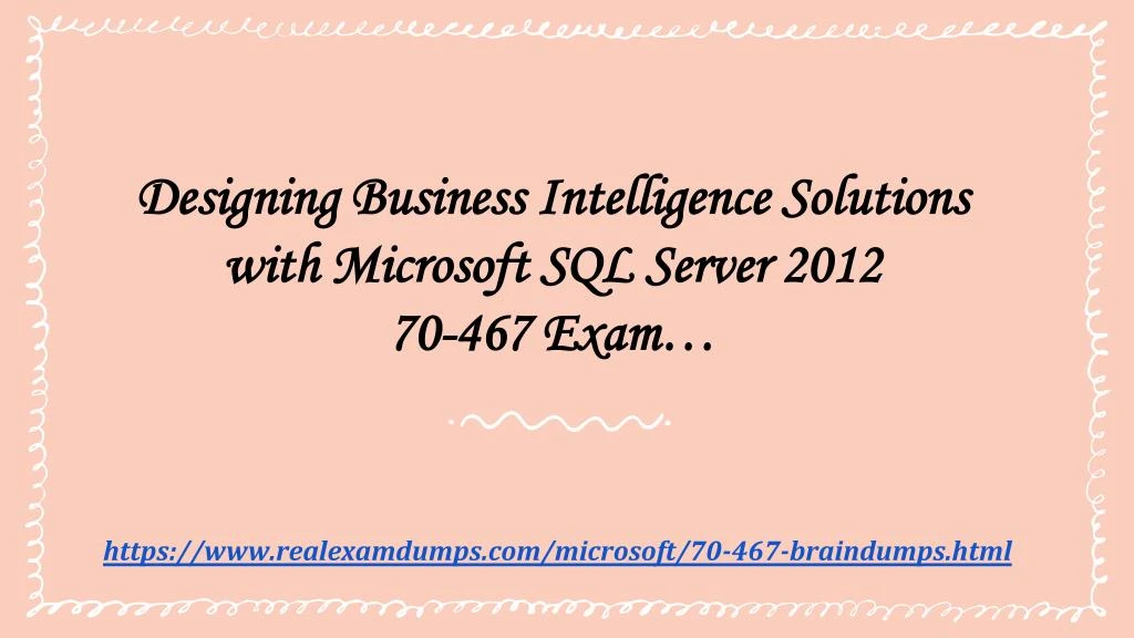 designing business intelligence solutions with