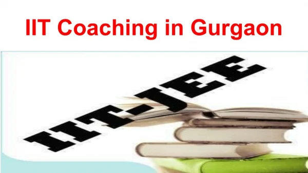 IIT Coaching in Gurgaon