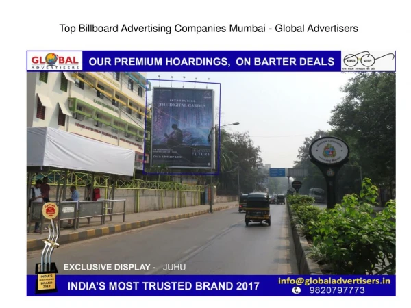 Top Billboard Advertising Companies Mumbai - Global Advertisers