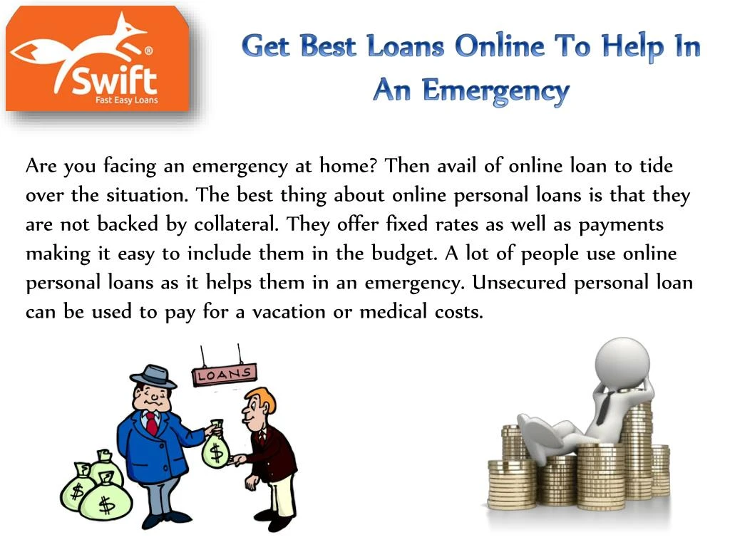 get best loans online to help in an emergency