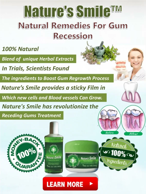 Natural Receding Gums Treatments