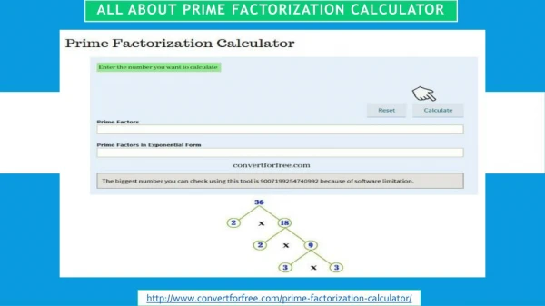 All About Prime Factorization Calculator