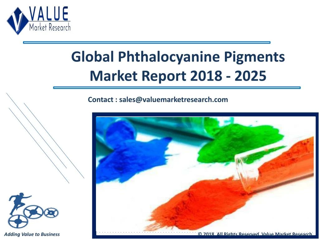 global phthalocyanine pigments market report 2018