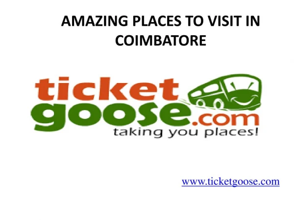 Places To Visit In Coimbatore - KPN Travels