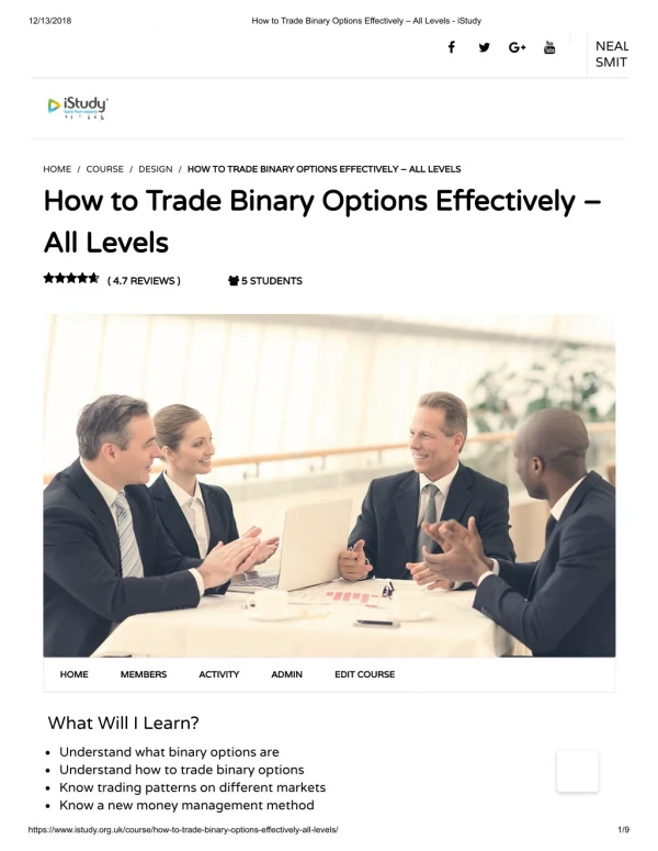 How to Trade Binary Options Effectively - istudy