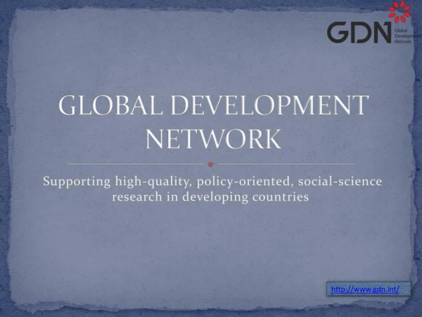 Global Development Network (GDN)