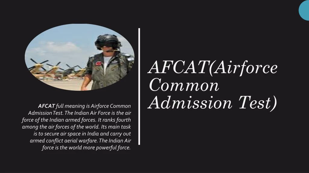 afcat airforce common admission test