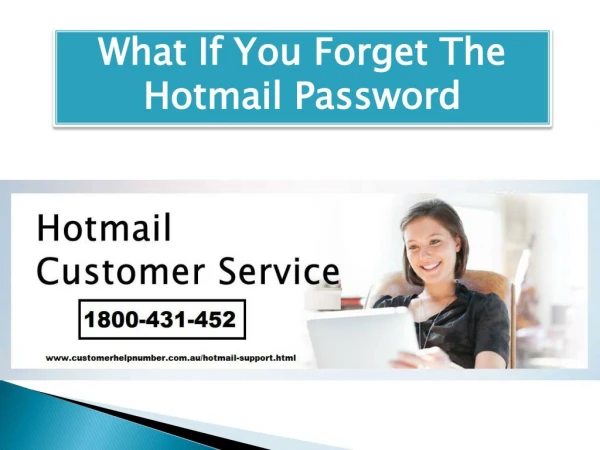 What If You Forget The Hotmail Password