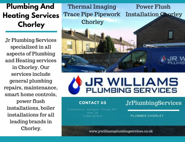 Thermal Imaging Trace Pipe Pipework Chorley