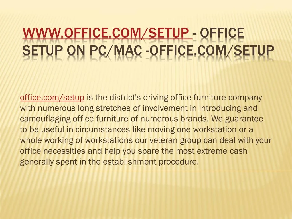 www office com setup office setup on pc mac office com setup