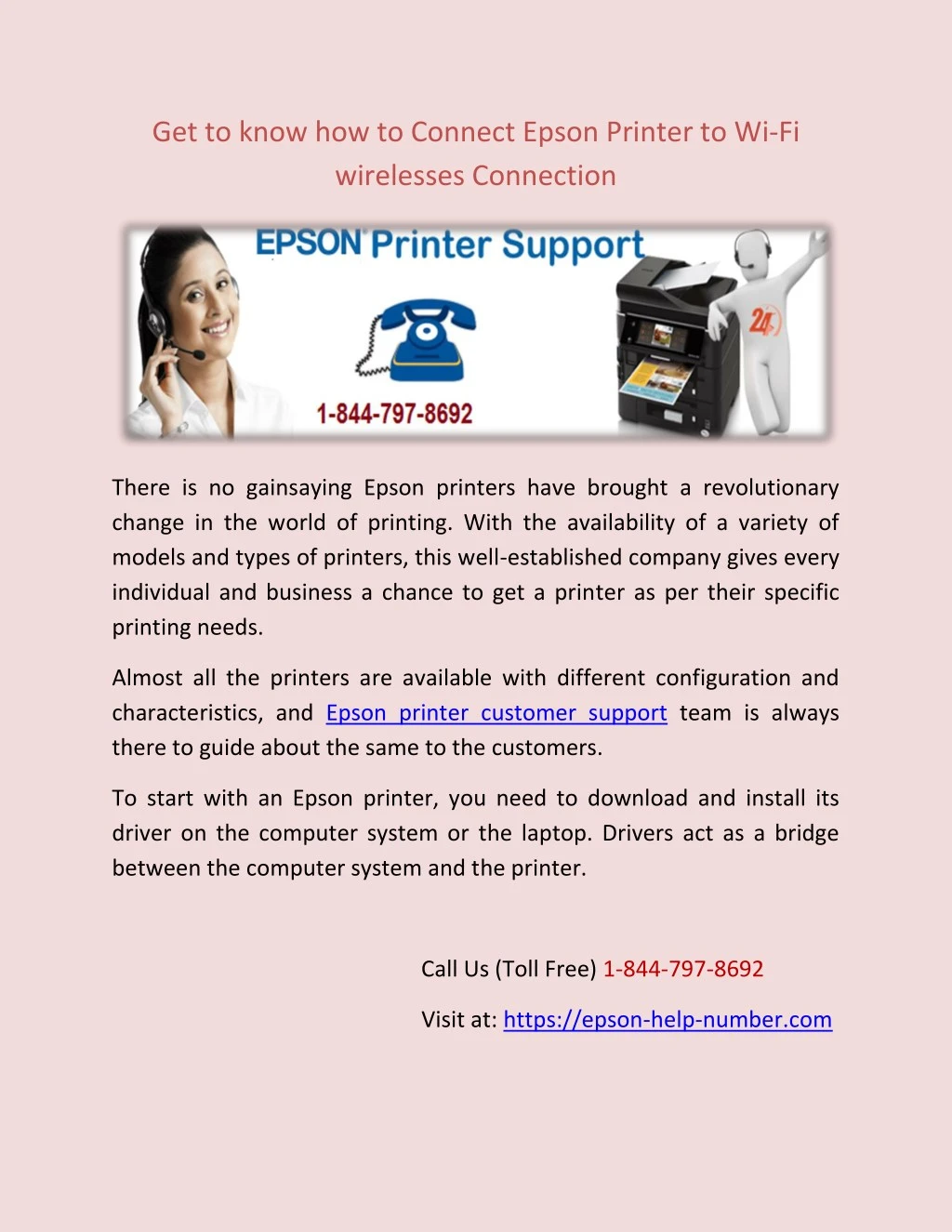 get to know how to connect epson printer