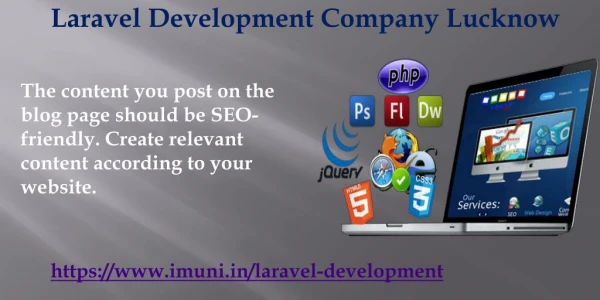 Laravel Development Company Lucknow| Represent Your Business As A Brand
