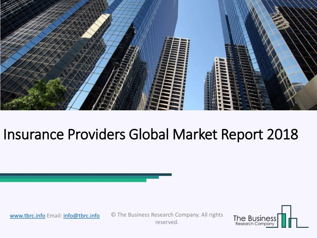 insurance providers global market report 2018