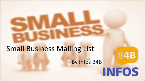 Small Business List | Small Business Mailing List | Infos B4B