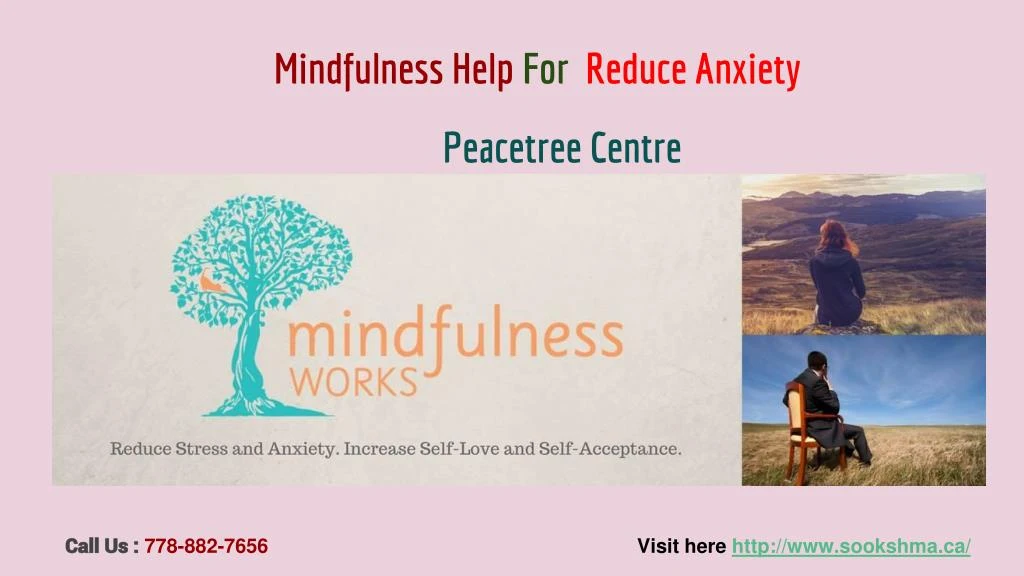 mindfulness help for reduce anxiety peacetree
