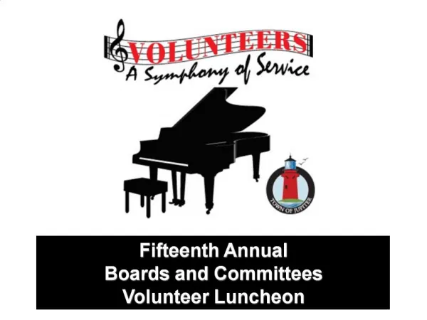 Fifteenth Annual Boards and Committees Volunteer Luncheon