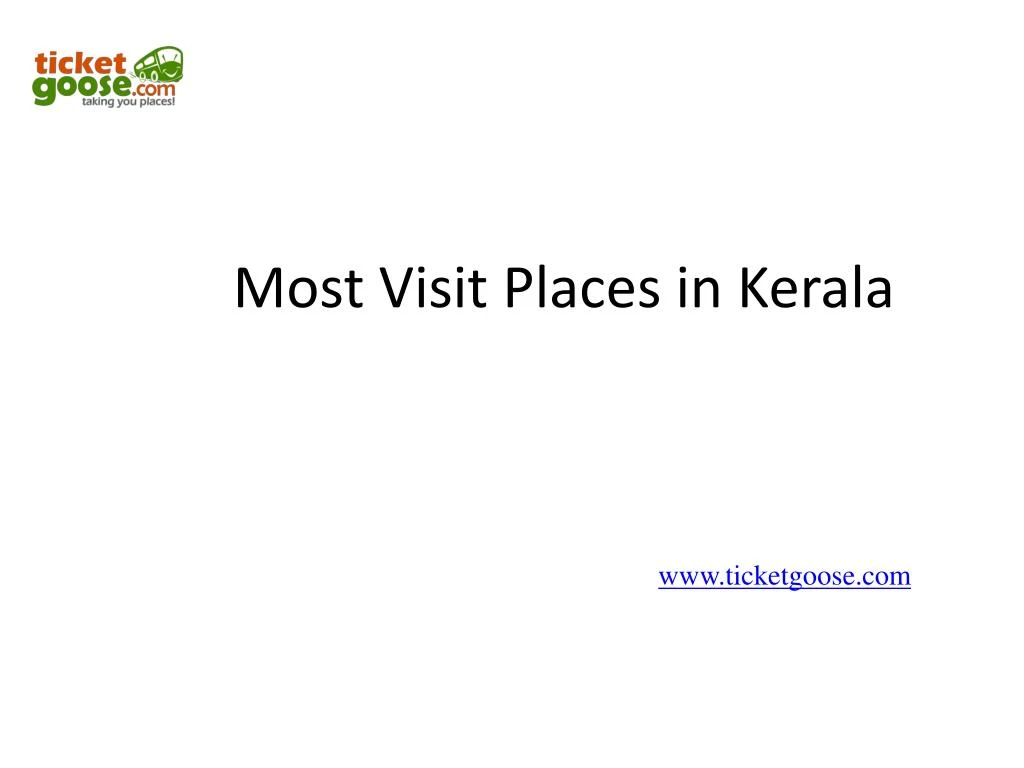 most visit places in kerala