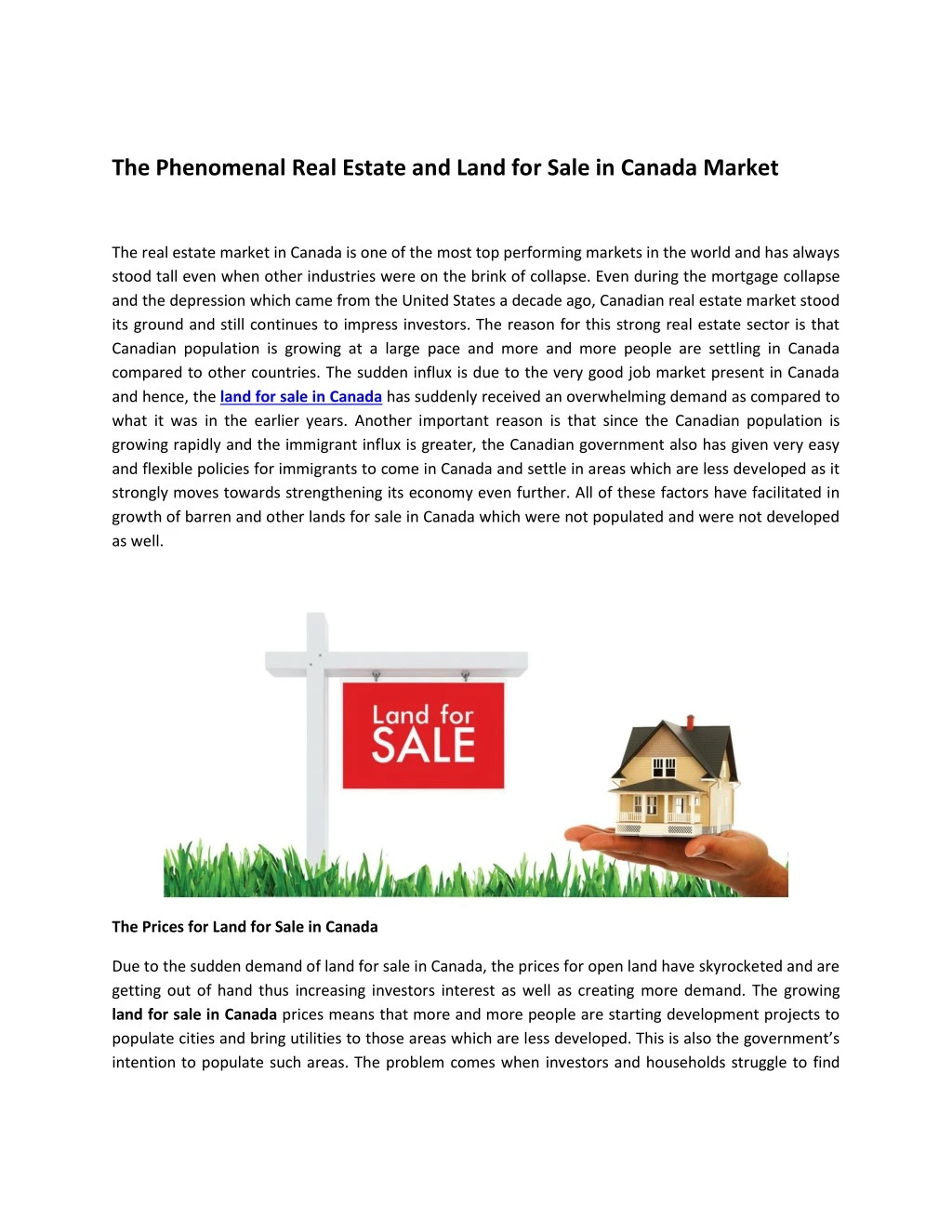 the phenomenal real estate and land for sale