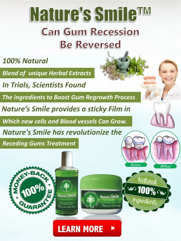 Reversing Gum Recession Naturally