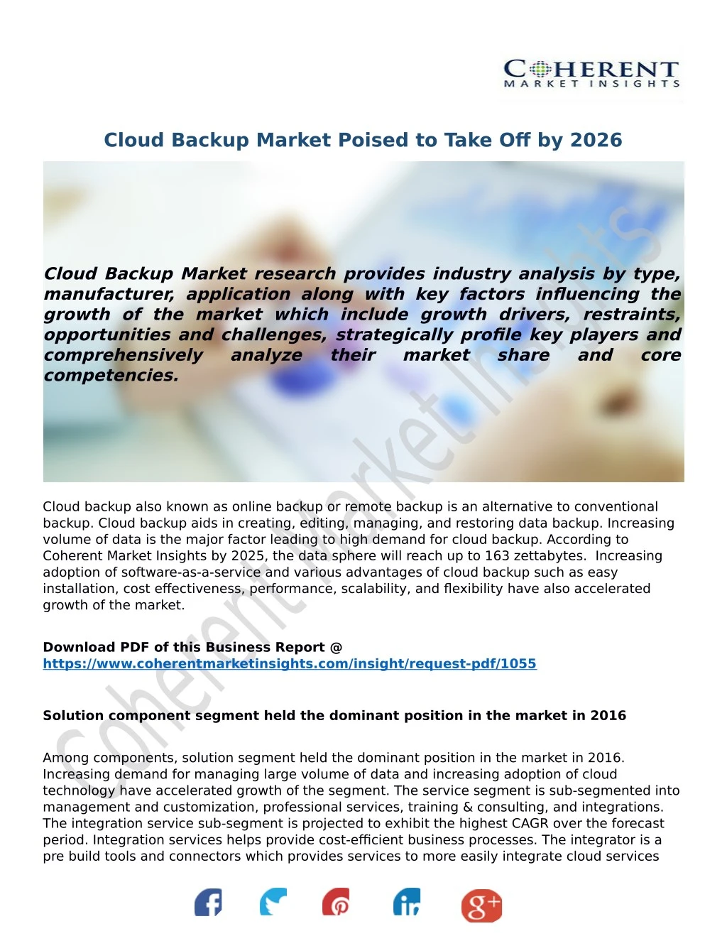 cloud backup market poised to take off by 2026