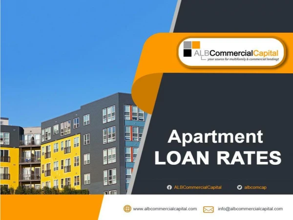 Where Can You Find Outstanding Apartment Loan Rates?
