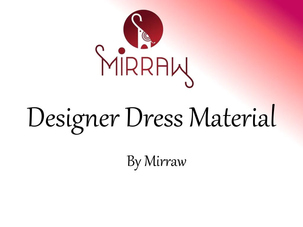 designer dress material