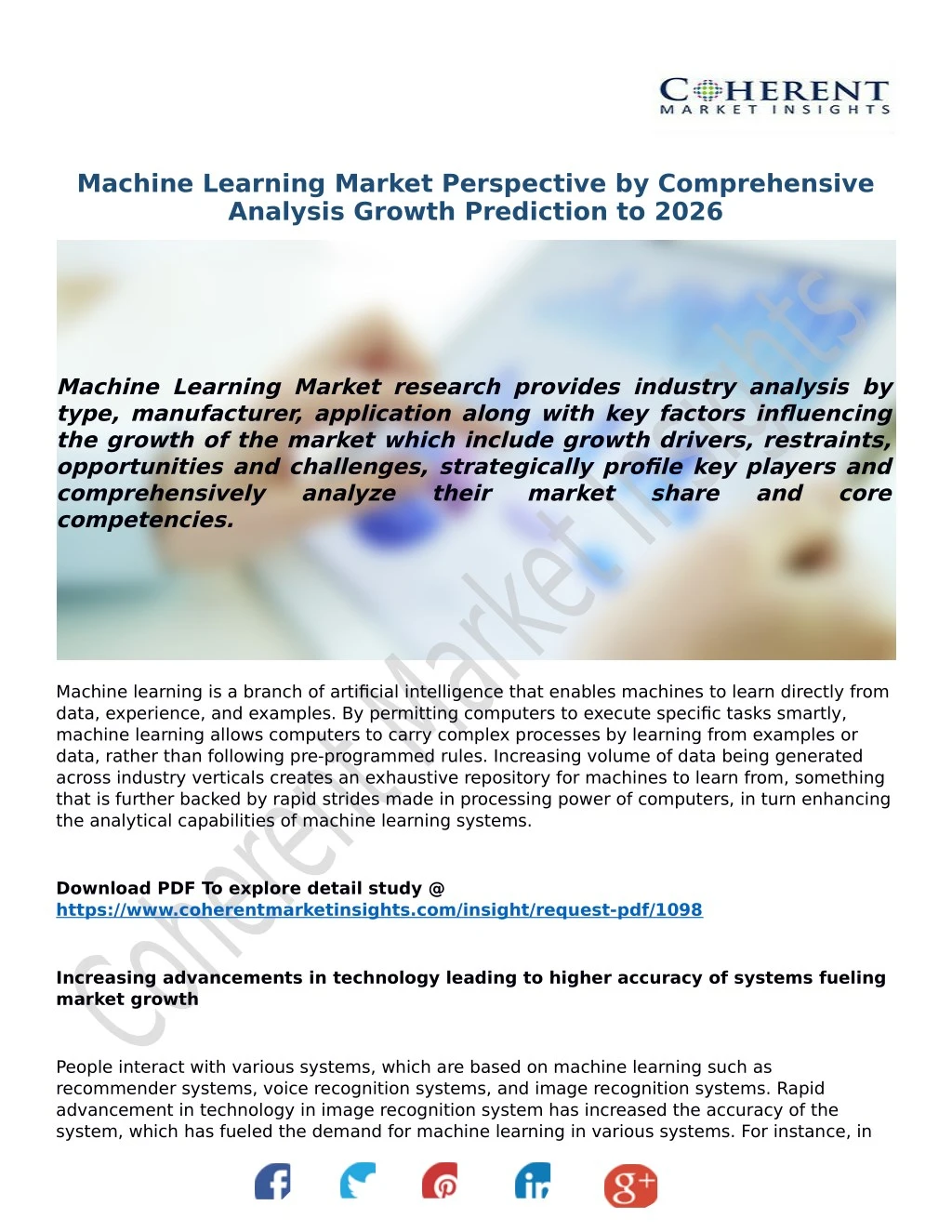 machine learning market perspective