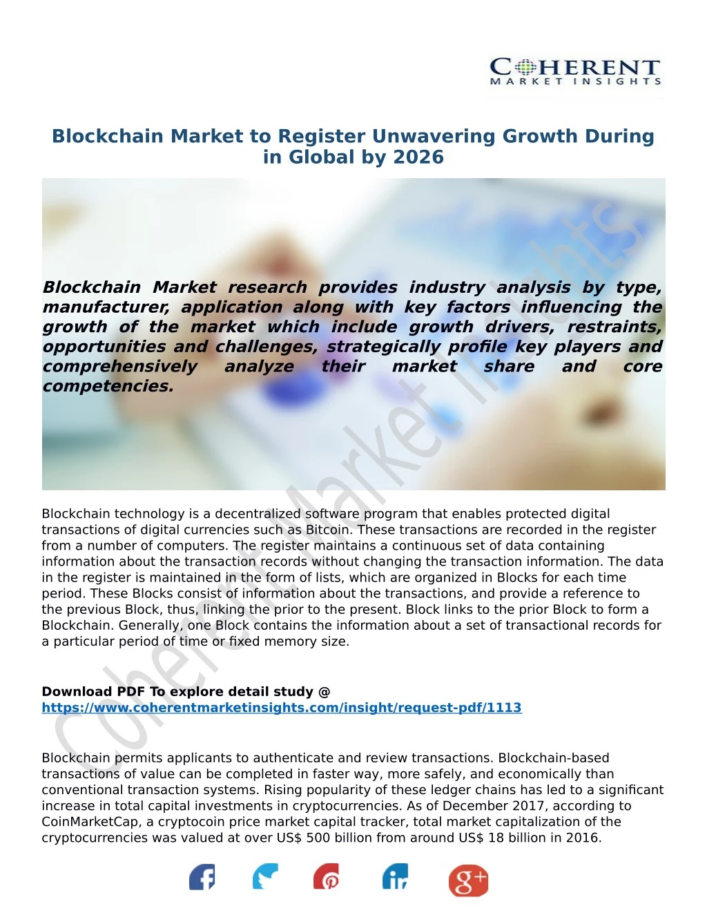 blockchain market to register unwavering growth