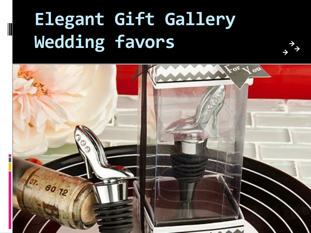 elegant gift gallery wedding favors