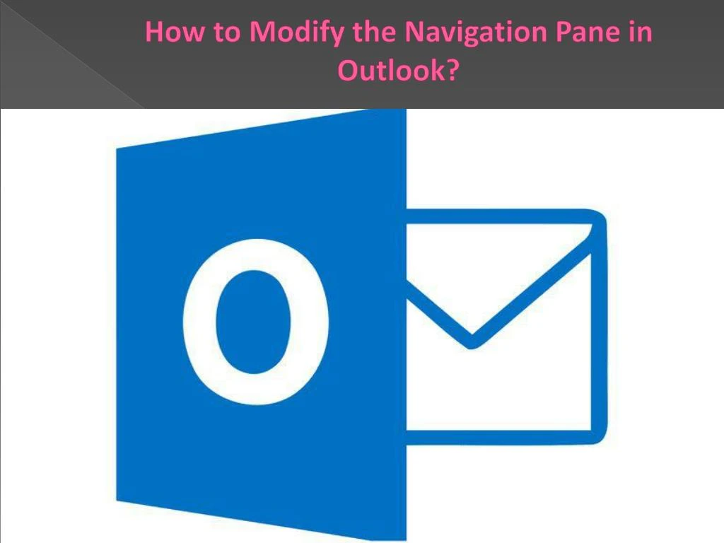 how to modify the navigation pane in outlook