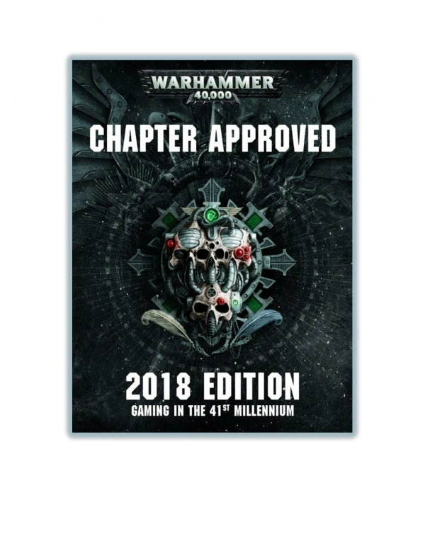 Read Online [PDF] and Download Warhammer 40,000: Chapter Approved Enhanced Edition By Games Workshop