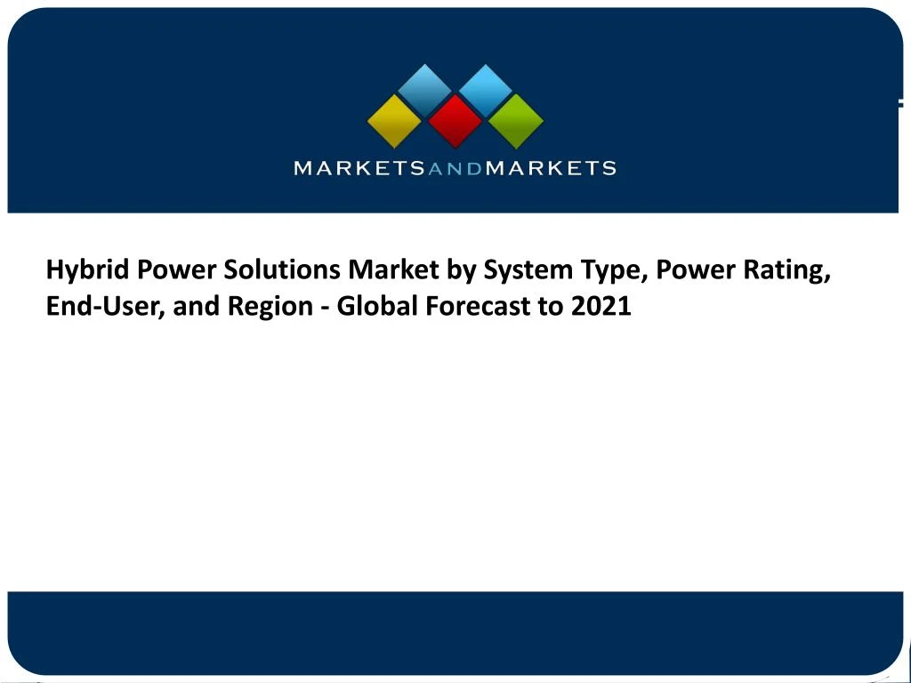 hybrid power solutions market by system type